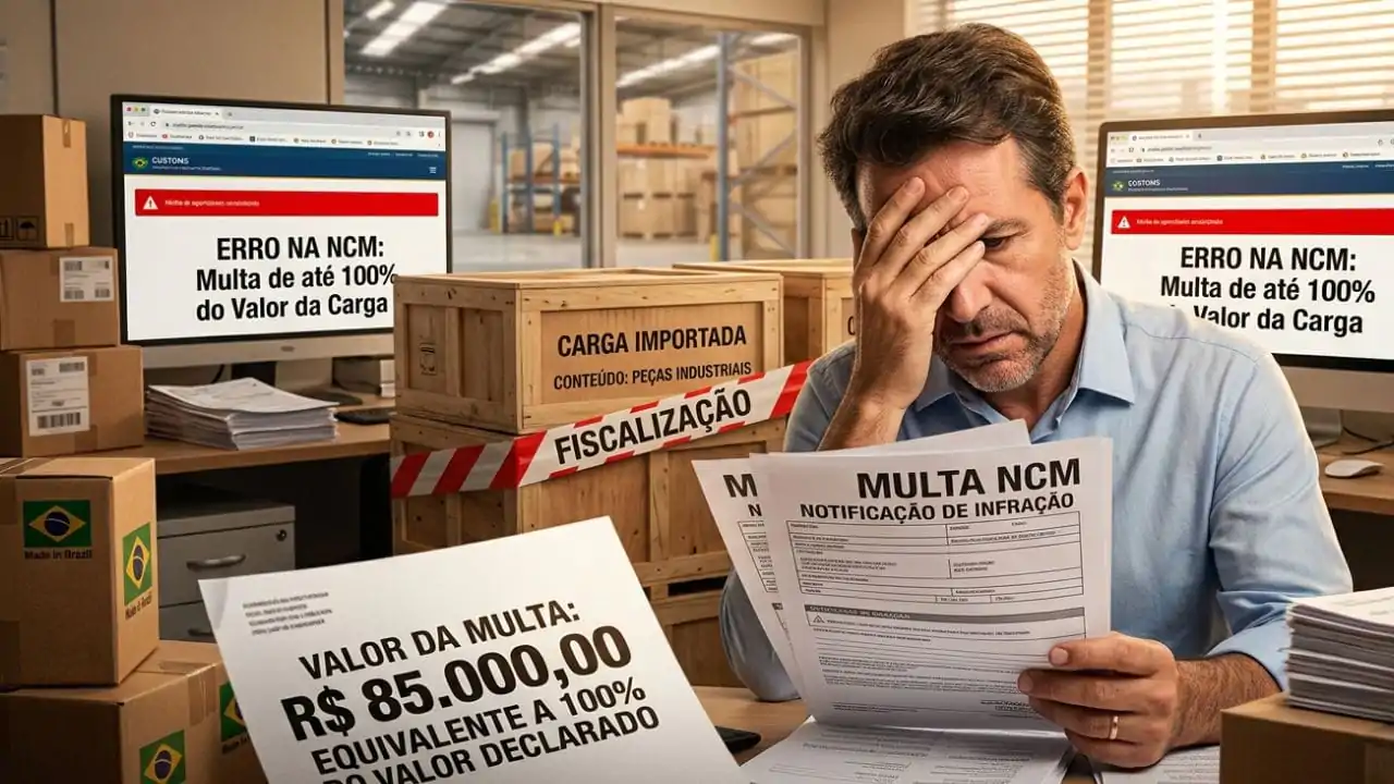 NCM Errada: A multa que pode chegar a 100% do valor da sua carga
